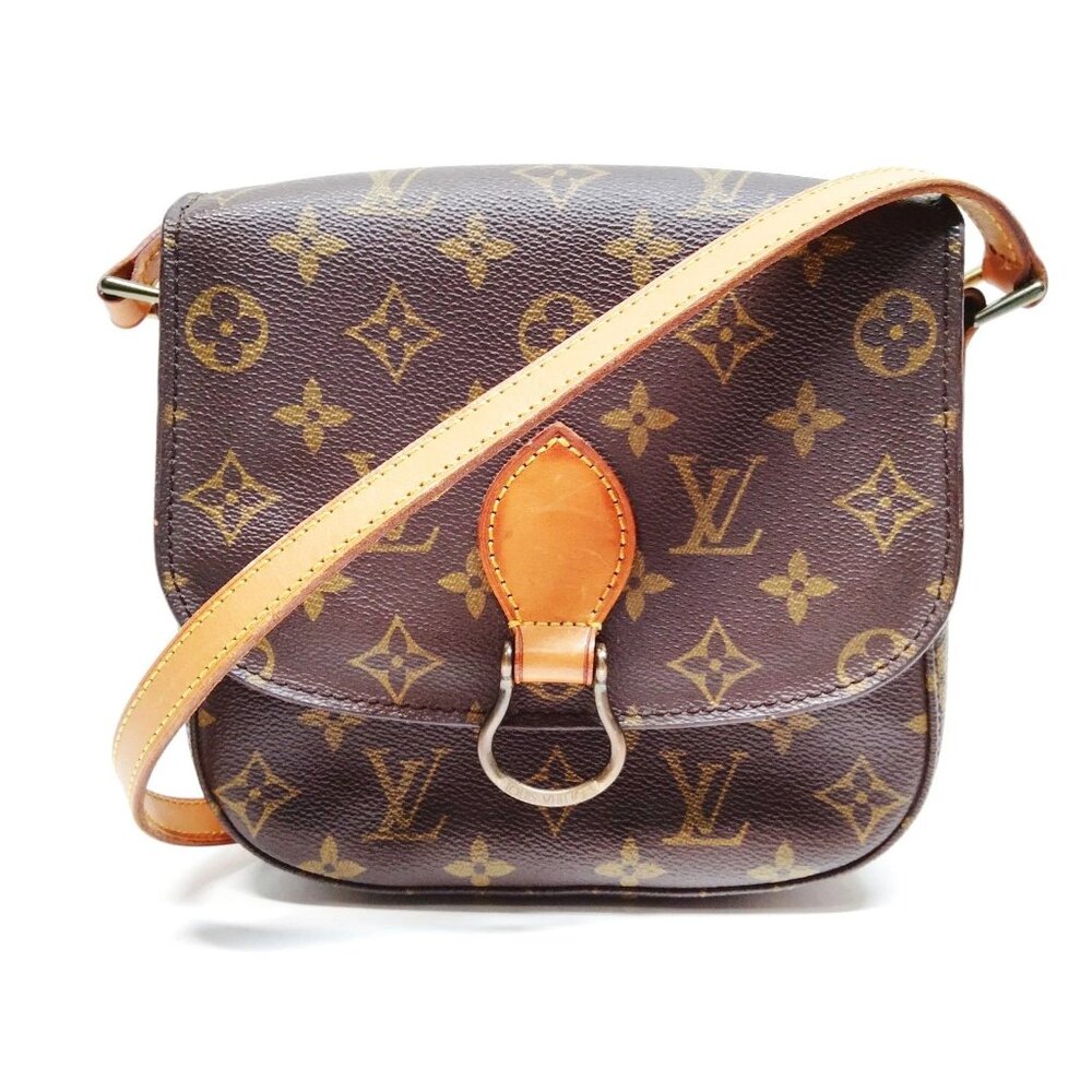 Authentic Louis Vuitton Saint Cloud Brown Monogram Shoulder Bag LCMON255-121925 - Picture 1 of 9